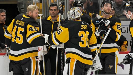 Jarry yanked in second period, while Senators' Korpisalo 'stood on head' taken at PPG Paints Arena (Penguins)